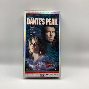 Dante's Peak starring Pierce Brosnan and Linda Hamilton VHS Cassette Tape 1997